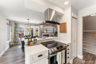 Kitchen and bar