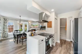 Kitchen and dining room