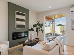 Cozy Fireplace in Great Room