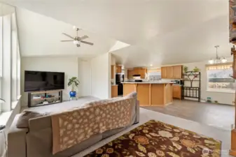 Open floor plan, perfect for entertaining.