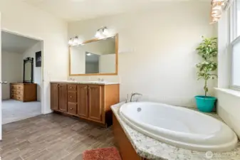 Primary bathroom.