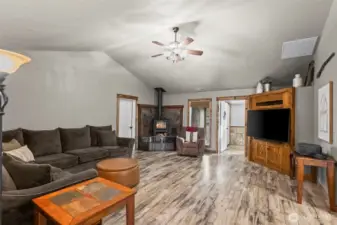 All new flooring throughout! Cozy fireplace!