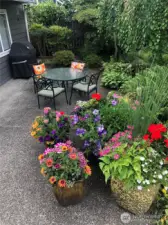 Customer provided photo showcasing this amazing backyard and entertaining area.