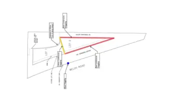 Preliminary 2 Lot Site PLan on 6+ acres