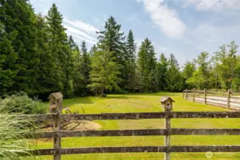Such an incredible setting as you look to the south from the front porch.