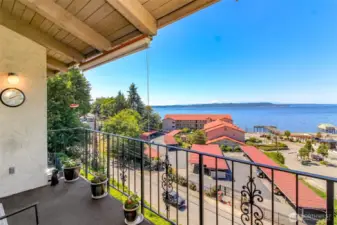 View from the balcony