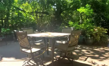 garden patio dining