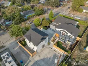EV-parking, North/Left side spot, next to the back of the home.