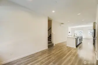 looking from dining area