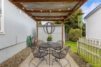 Covered patio