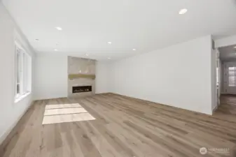 An abundance of natural light flows through this home