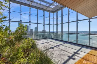 A secret garden with a secret elevator access