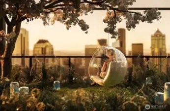 Dreamy days on the rooftop garden ((Photo credit: Builder)