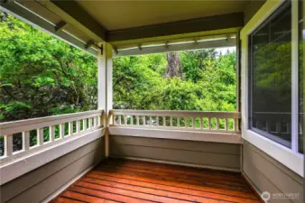 Private deck off the Primary Suite