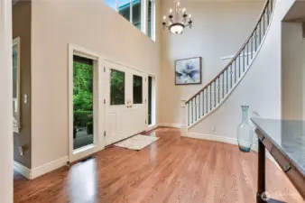 Large and open entry