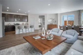 Image of model home of same plan. Colors/finishes may vary.