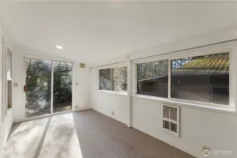 Flex room could be used as an office, work-out room, craft room or third bedroom.