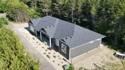 Beautiful home backing up to beach drainage