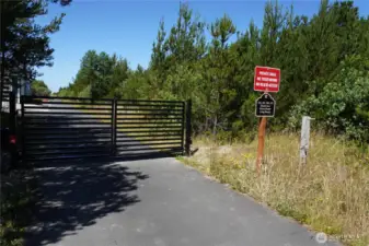 Private, gated entry