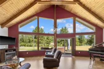 It’s not often you find a home where you can sit inside and watch the river flow by—but here, that view is part of everyday life.