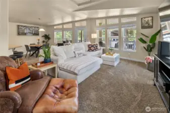 Open concept floor plan.