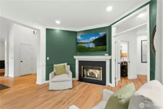 Hardwood floors.
