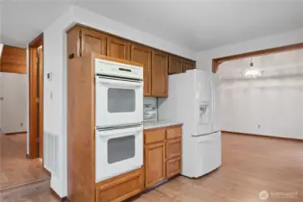Kitchen with double ovens