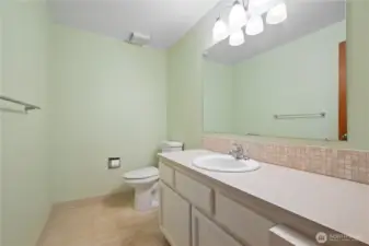 Main floor half bath