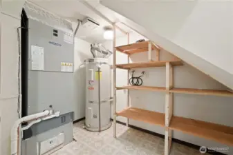 Mechanical room with more storage