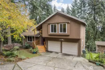 This spacious NW Contemporary is perfect for multigenerational living