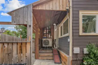View of back porch enterance