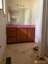 Bathroom in primary - upper level