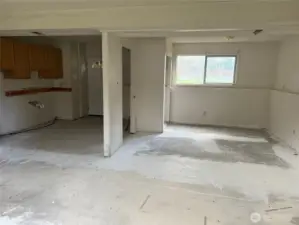 Kitchen & bonus room  - lower area