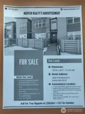 Propose to build 12 units townhouses on the three lots.