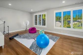 Very large 3rd bedroom suite with private three-quarter bath & walk-in closet