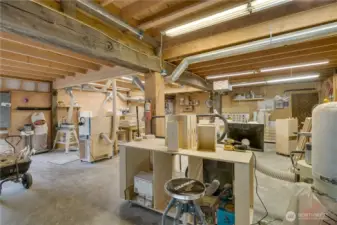 Second view of the large shop space.