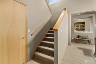 Stairs to 2nd floor.