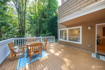 Take in all the nature and enjoy the outdoors on this private deck