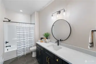 Upstairs guest bathroom!