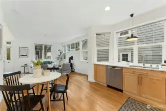 Terrific open-concept floor plan. This home has a recently installed heat pump system for heating and cooling on both levels.