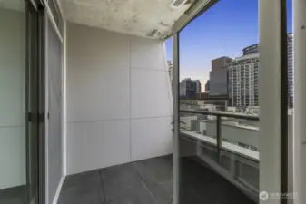 Patio connected to kitchen and a bedroom