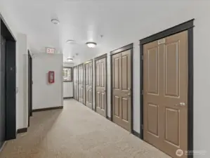 storage unit may be rented through the HOA if available. Buyer to verify.