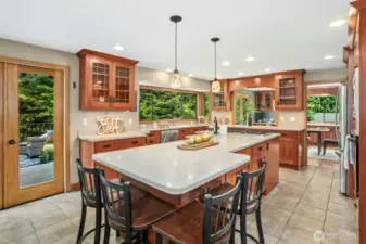 A huge kitchen space any chef will love!
