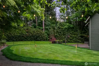 Exceptional professional-grade putting green. JUST refreshed for your summer fun!