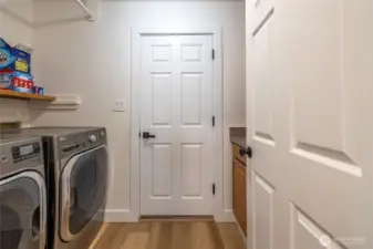 Large laundry room off of oversized 2 car garage.