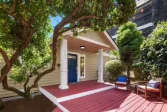 Charming front porch