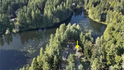 Your home sits on a point overlooking clear lake! Just magical, you need to see it in person.