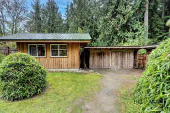 Another Detached Workshop And More Storage Areas All Custom.