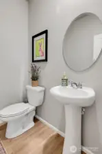Main floor powder room.