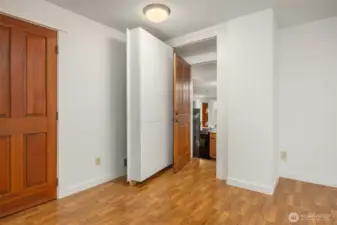 Guest Quarter Interior Access via Secret Bookcase!